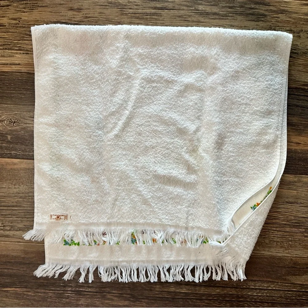 Vintage cannon HOLLY HOBBIE kids bath towel made in USA American greetings